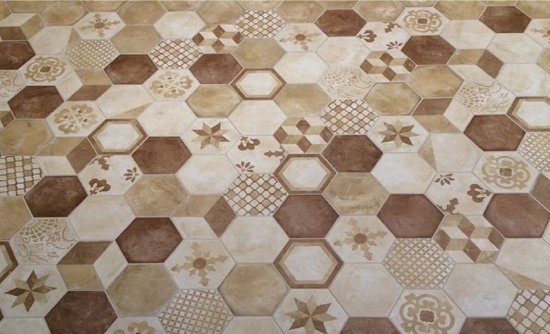 Marca Corona Terra Rombo Esagona Versione C 25x21,6 0397 płytki heksagonalne 144592