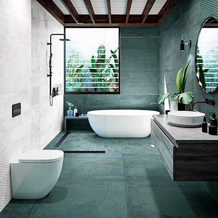 Aparici Metallic Green Natural 59,55x59,55 płytka gresowa metalizowana 109621