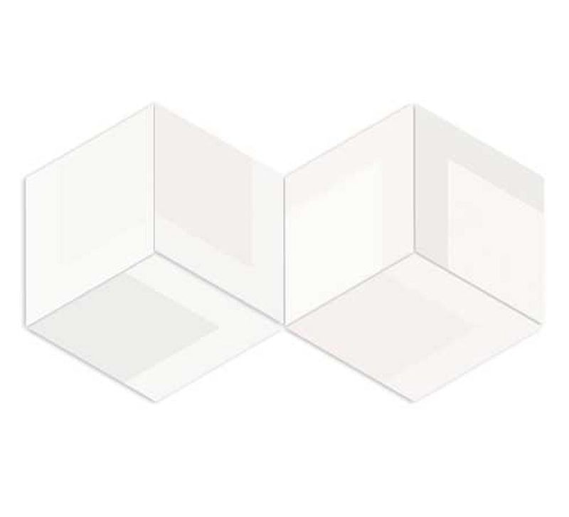 WOW Flow Diamond Decor White 14x24 płytka gresowa 165961