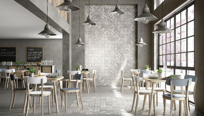 Płytki szare podłogowe beton Marazzi Block Silver MM59 90x90 48300