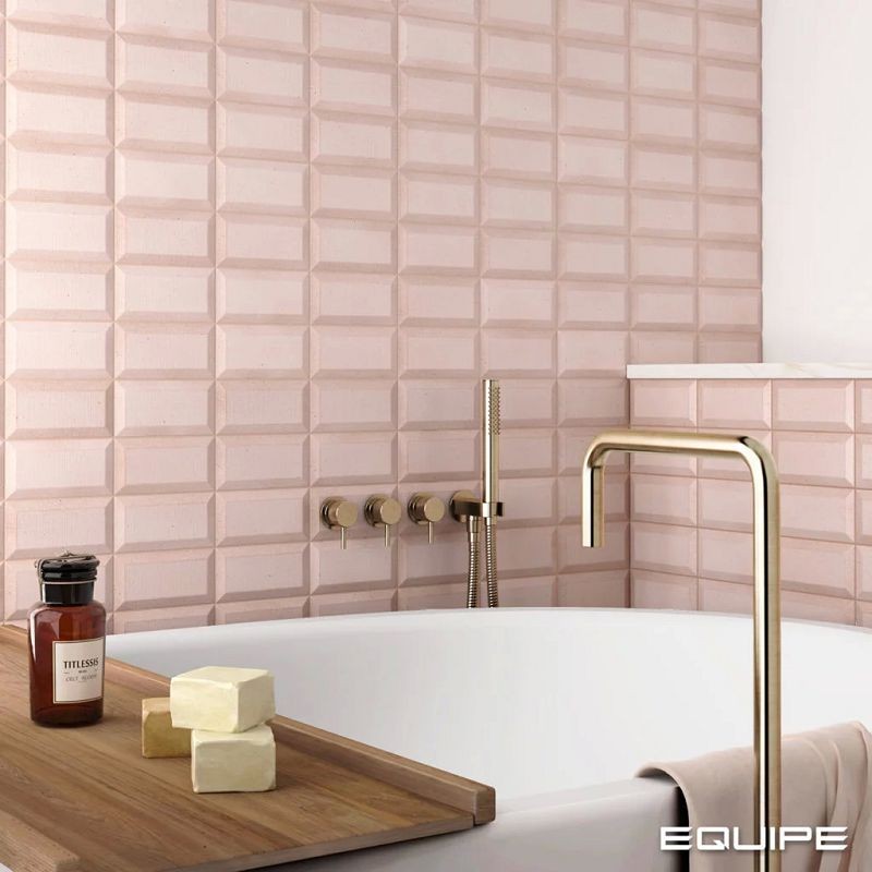 Equipe Memphis Pink 7,5x15 płytki cegiełki ścienne 128251