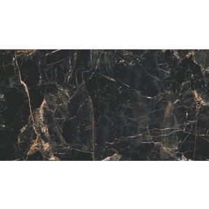 Marquina Gold POLER 59,7x119,7 płytka gresowa imitująca czarny marmur