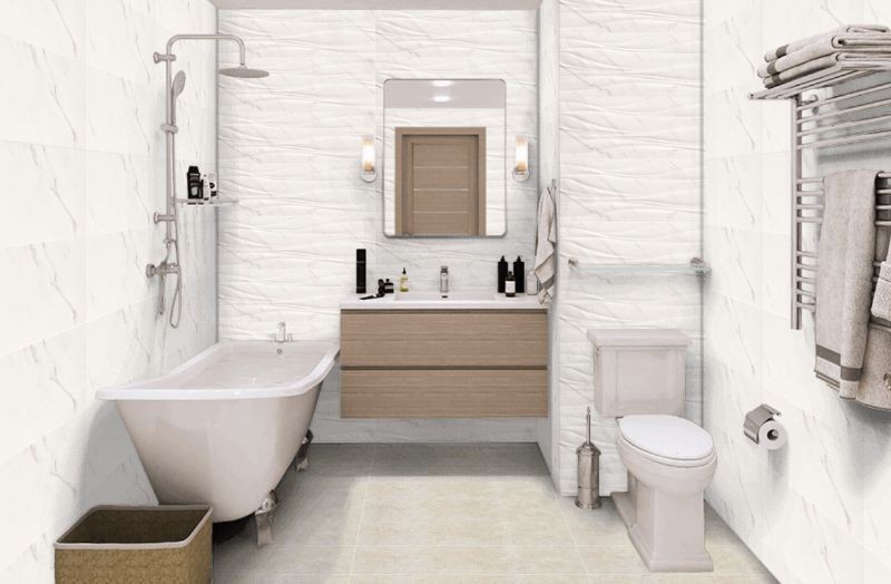 Saloni Marmaria Agora Blanco 30x90 KEA500 płytka ścienna 151218