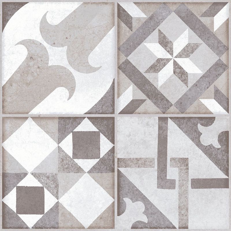 Keros Hydraulic Gris 41x41 płytka gresowa patchwork 135767