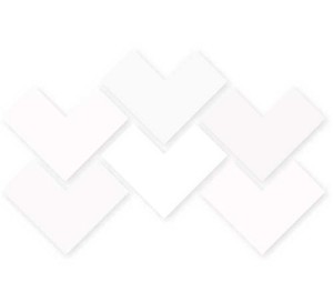 WOW Elle Floor White 18,5x18,5 płytka gresowa