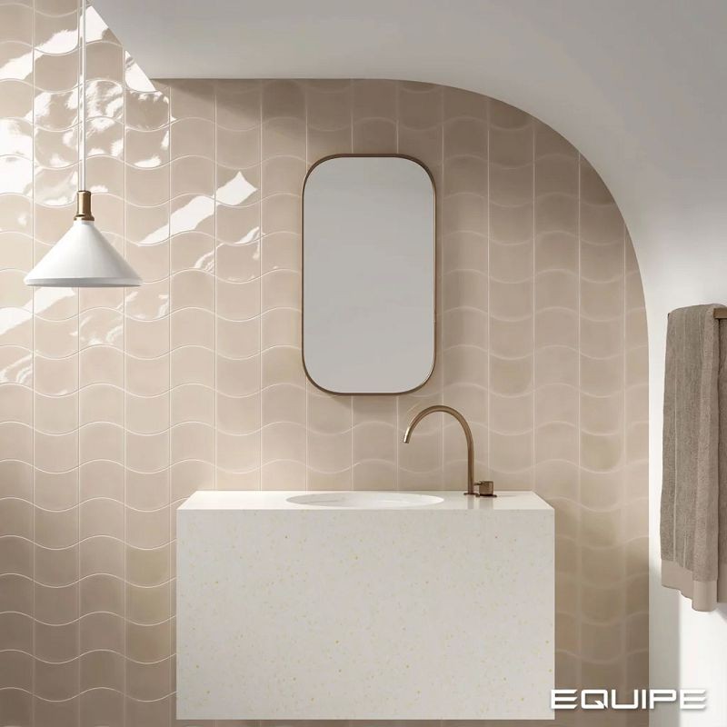 Equipe Wave Old Cream 12x12 płytki ścienne 128864
