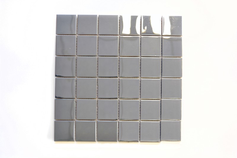 Mozaika aluminiowa szara duży kwadrat Metropol MM 0330 29,8 x 29,8 79488