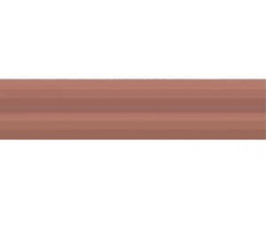 WOW Stripes Cotto Matt 7,5x30 płytki 3D ścienne dekoracyjne