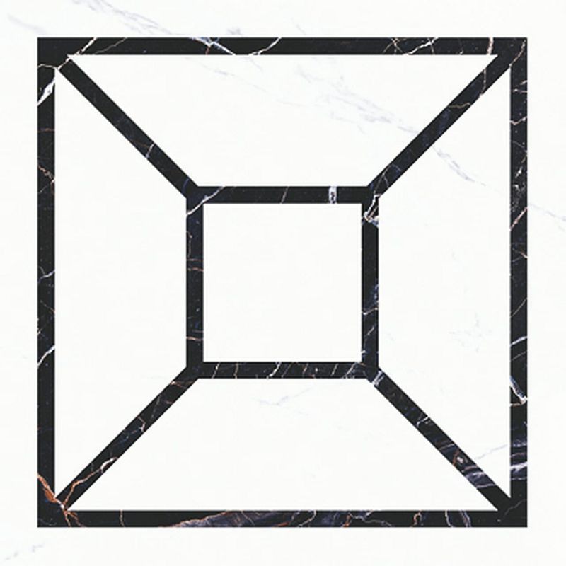 Aparici Apuane Centro White Pulido 89,46x89,46 płytka gresowa dekor 108568