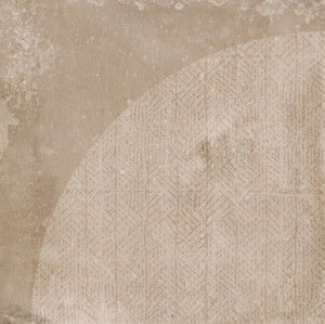 Gres podłogowy patchworkowy beż rysunek geometria Urban Arco Nut 20x20