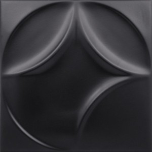Płytki czarne 3D Decus Expression Negro Mate 20x20