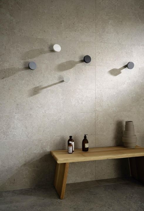 Płytki podłogowe, beżowe imitujące naturalny kamień Marazzi Mystone Fleury Beige 75x75 40903