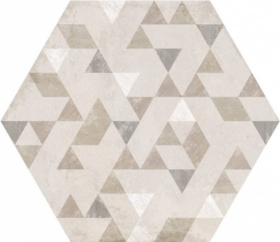 Płytki heksaganalne beż szary Equipe Hexagon Forest Natural 29,2X25,4 22874
