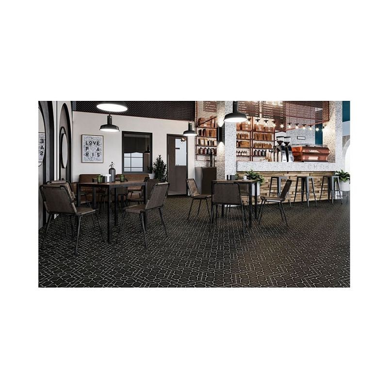Realonda Kerala Charcoal Active 28,5x33 płytki gresowe heksagonalne 150043