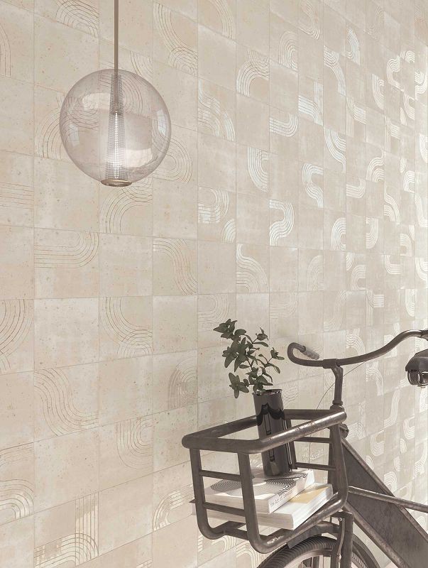 WOW Enso Nakama Ivory 12,5x12,5 płytka ścienna 155782